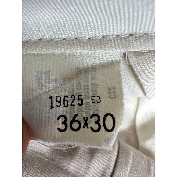 Haggar Mens Khaki Pants 36x30 Combed Cotton & Fortrel Polyester - Picture 12 of 16